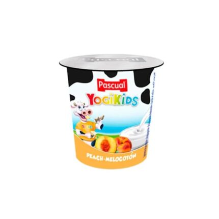 PASCUAL YOGIKIDS PEACH YOGURT- 125GR (PACK OF 4)